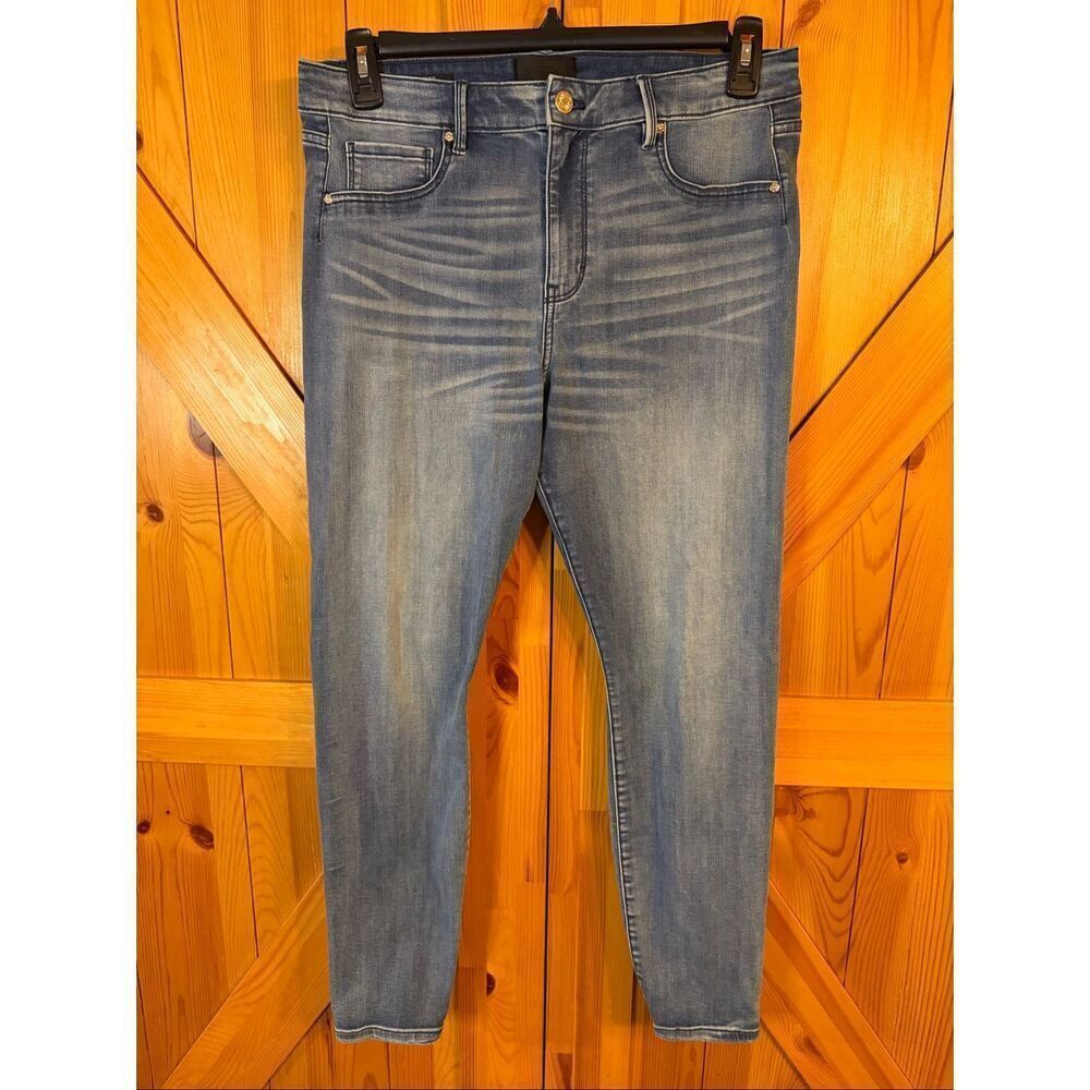 White House Black Market Jeans High Rise Denim Size Large (6432)